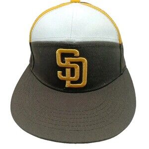 MLB Padres San Diego Baseball 2021 SGA Mitel Melonwear Adjustable Brown Cap Hat
